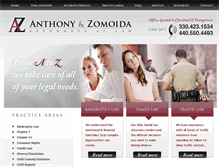 Tablet Screenshot of anthony-zomoida.com